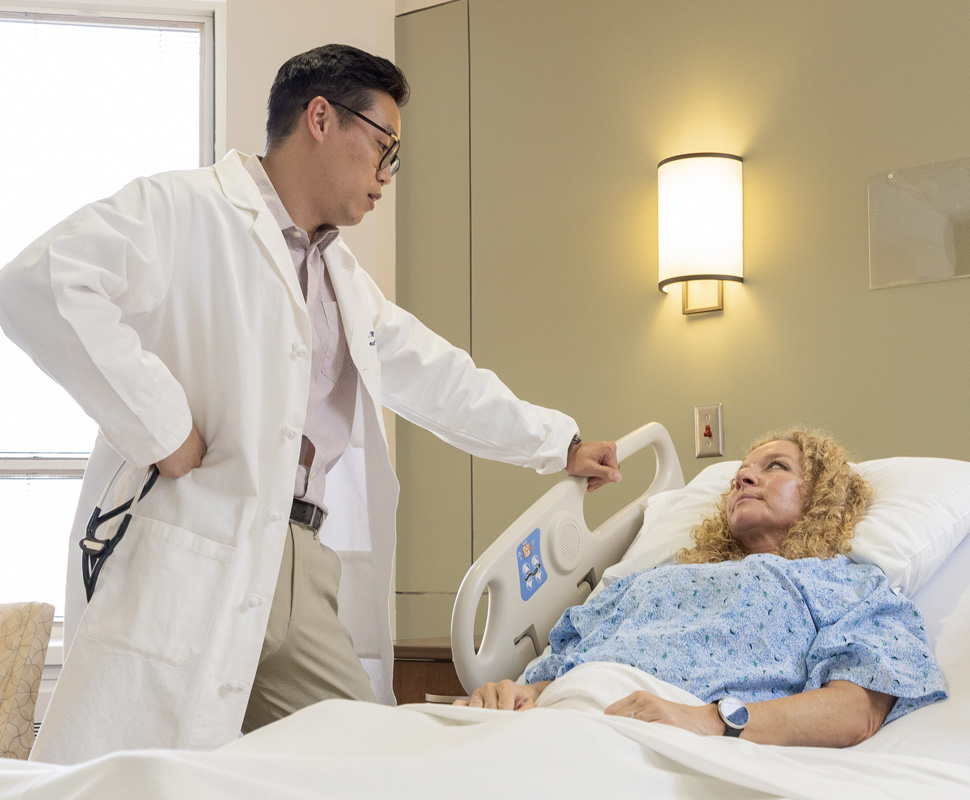 Doctor consulting with Patient