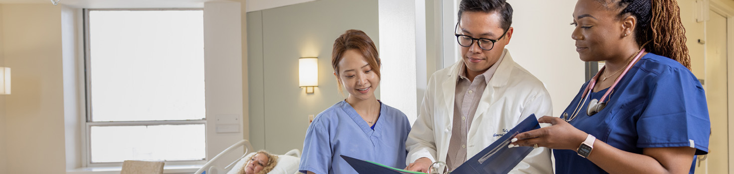 Medical team consulting